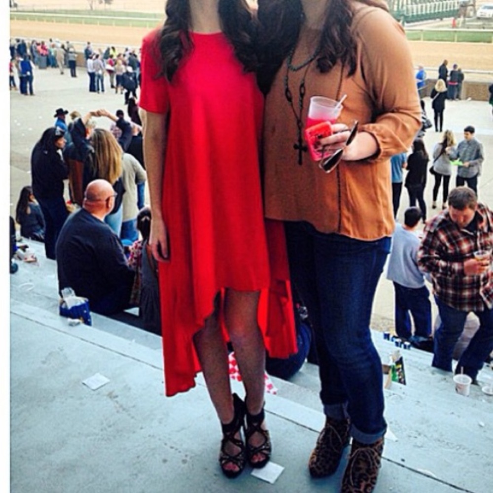 Red High Low Dress
